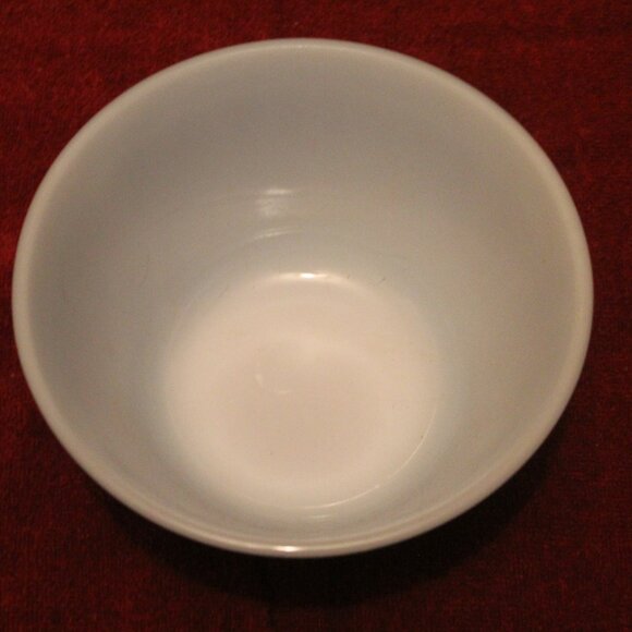 Vintage Federal Milk Glass Blue Bowl - Picture 2 of 4